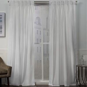 Velvet Pinch Pleat Curtains (set of 4 panels)